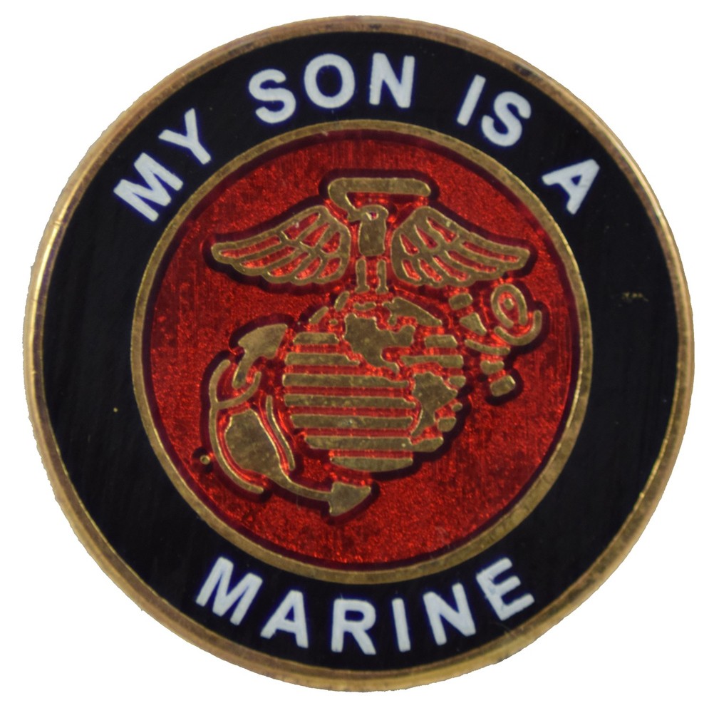 MY SON IS A MARINE HAT PIN