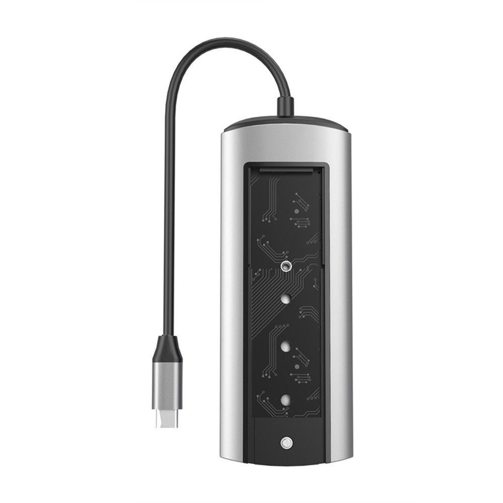 6 in 1 USB3.0 Hub With Disk Storage Function USB3.0 Type-c to HDMI Laptop Dock e