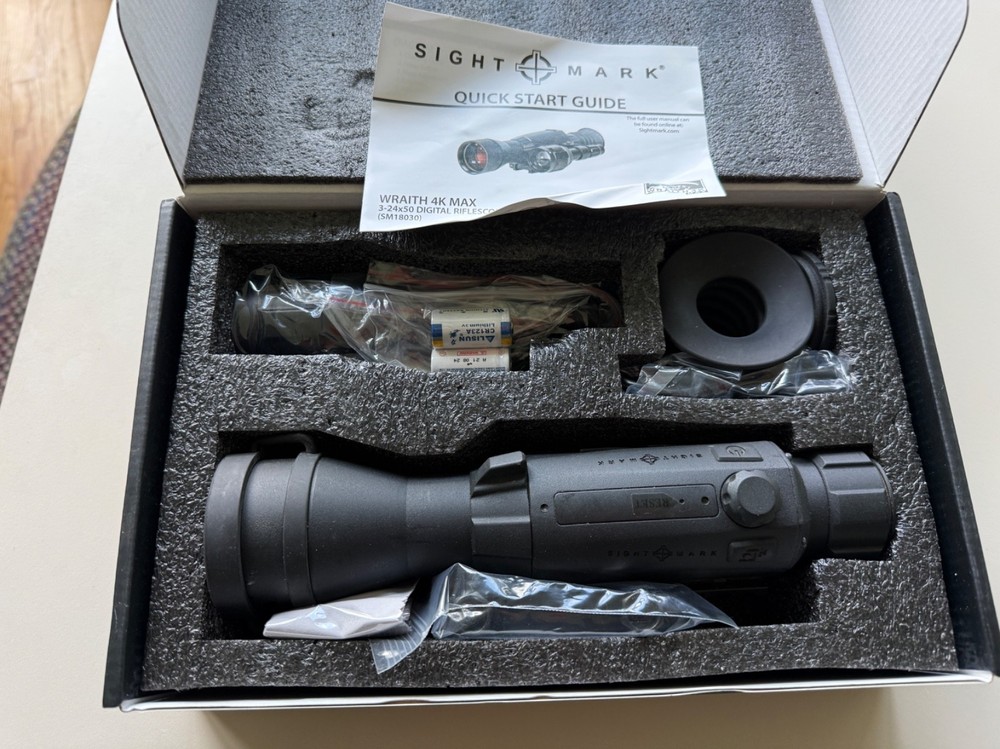 SIGHTMARK WRAITH 4K MAX DAY/NIGHT VISION SCOPE