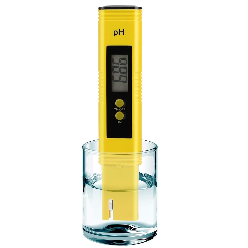 Compact pH Meter for Drinking Water, Pools & Hydroponics - Easy Calibration