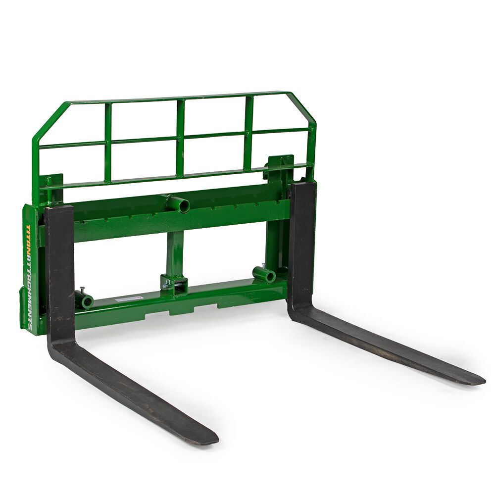 Titan Attachments Hook and Pin Pallet Fork Frame Attachment with 36in Fork Blade