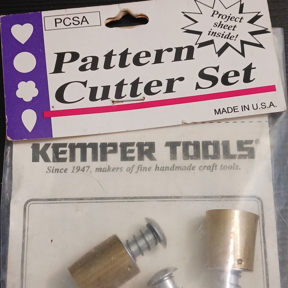 Kemper Tools Clay Cutters Pattern Cutter Set 3/4" Basic Set Made in USA