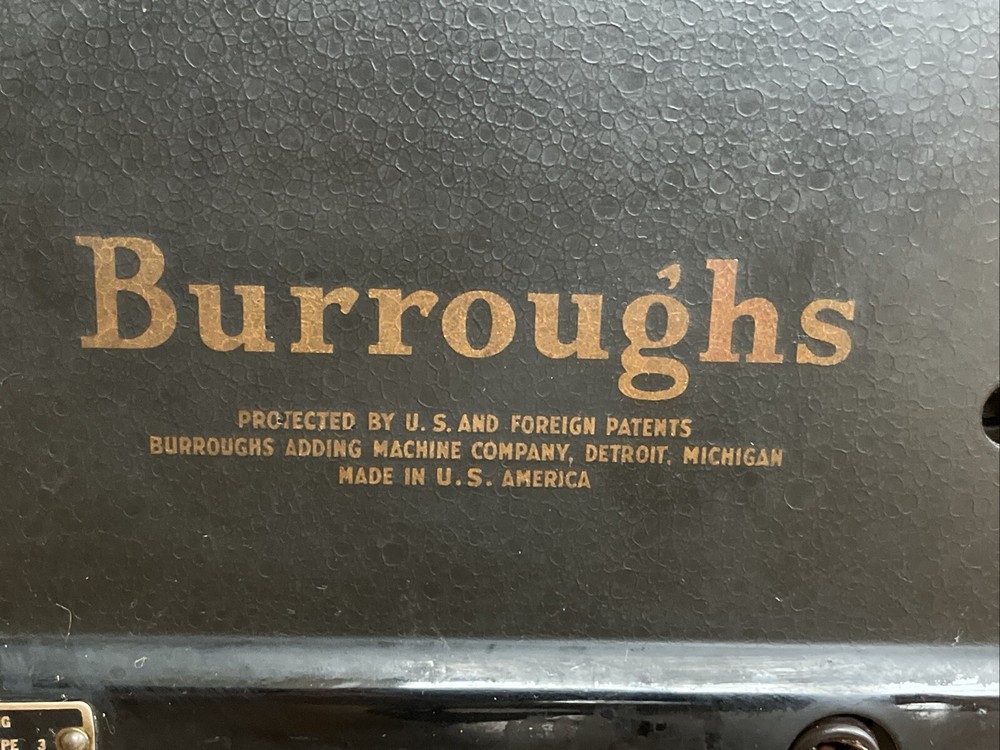 Vintage Burroughs Electric Adding Machine