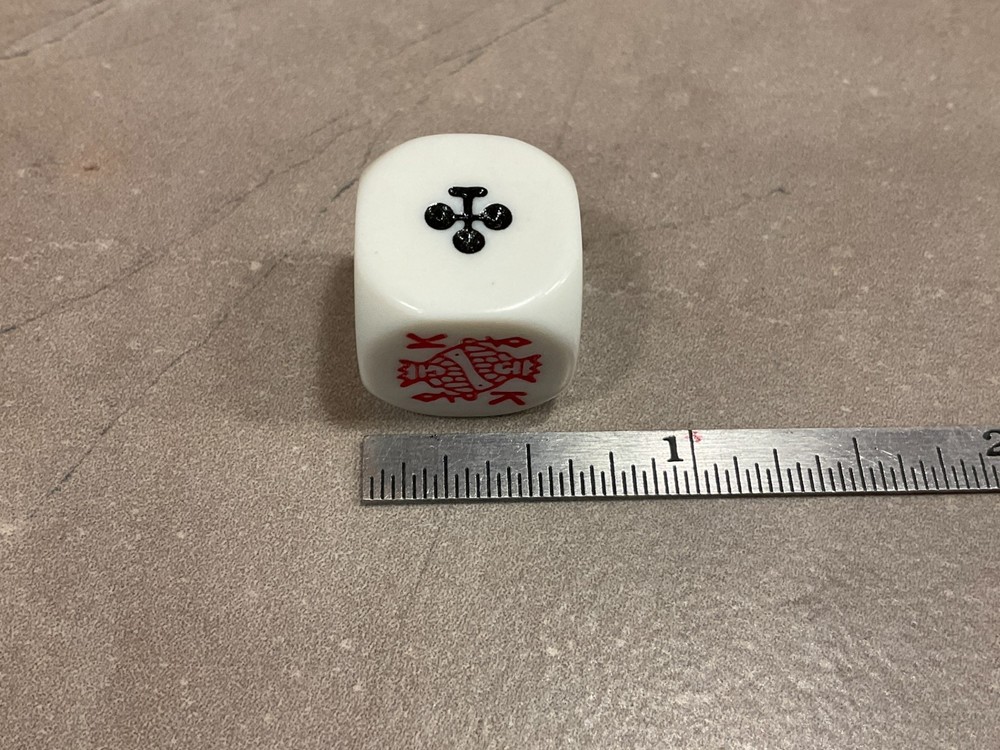 Vintage Poker Dice Set Five 5 Dice