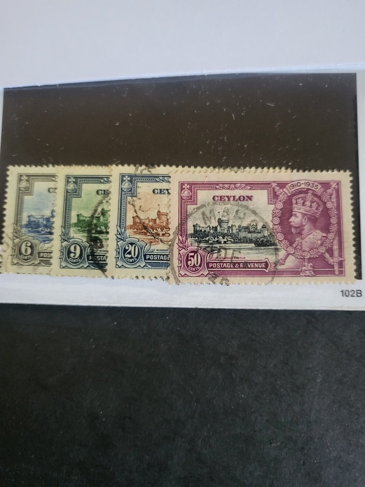 Stamps Ceylon Scott #260-3 used