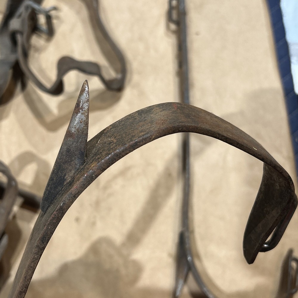 Vintage Spikes Lineman Pole Tree Climbing Gaffs