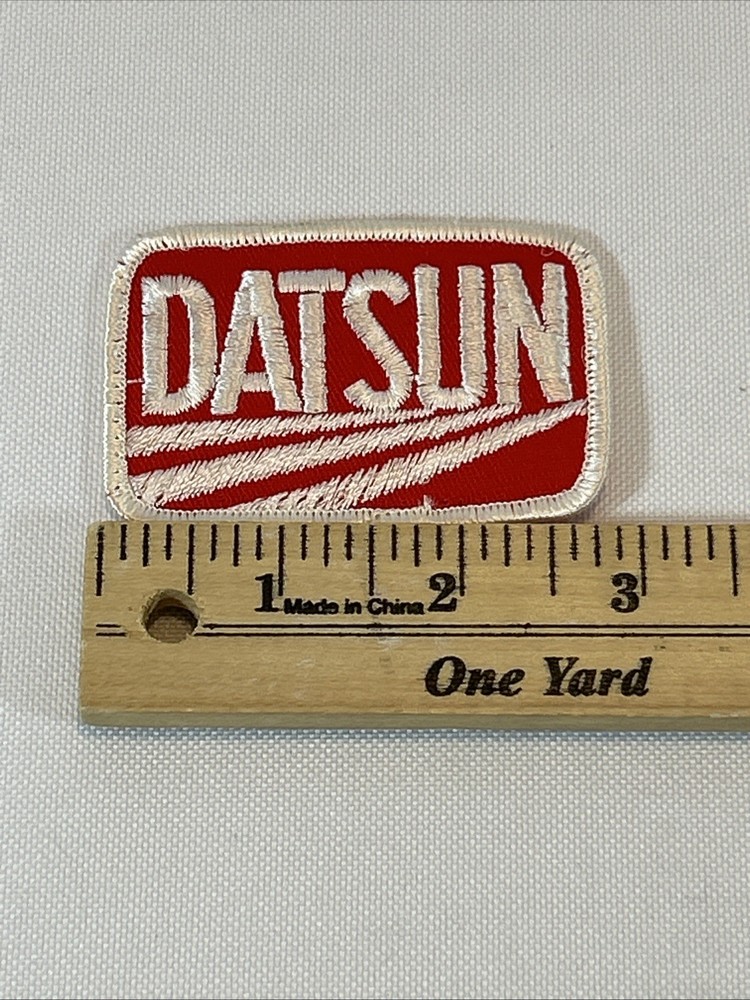 Vintage Trucker Snapback Hat Cap Patch Replacement Datsun Embroidered