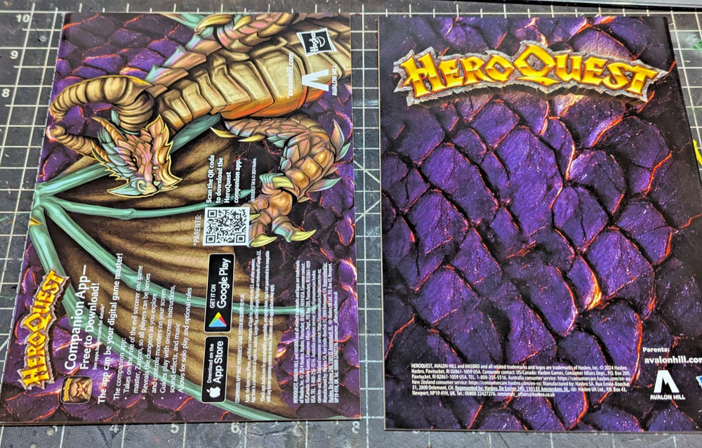 HeroQuest First Light Rulebook & Quest Book