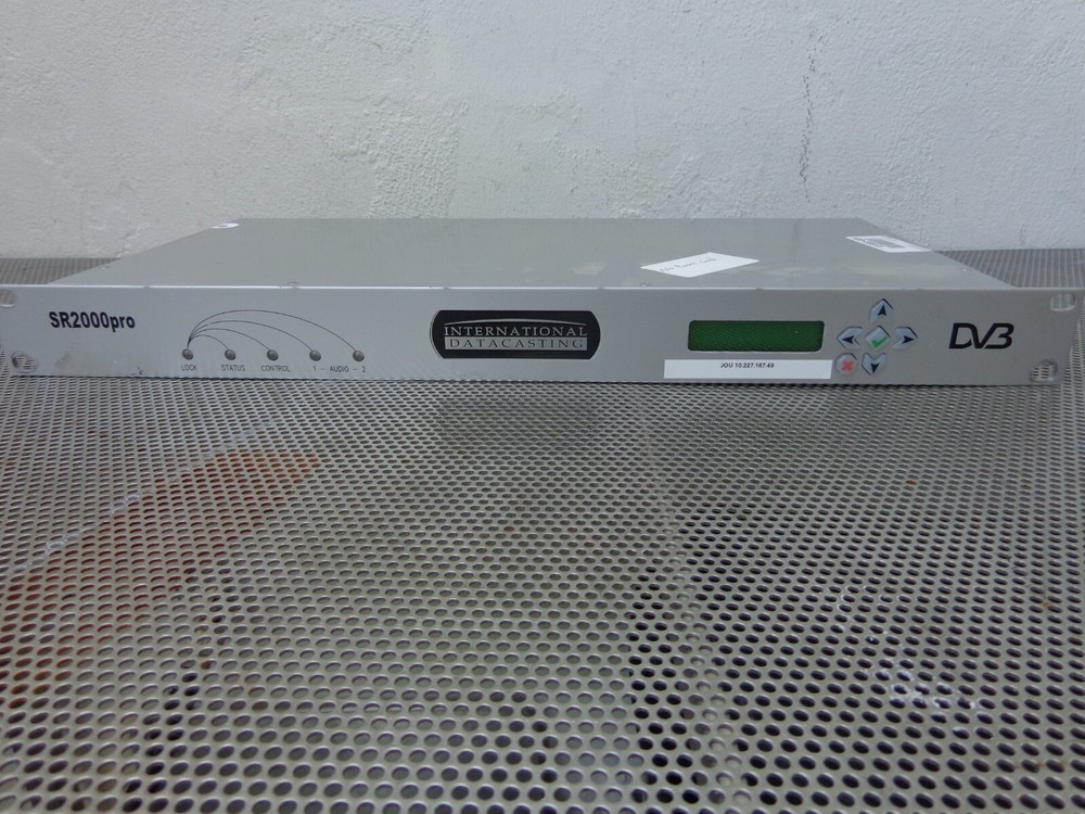 International Datacasting SR2000pro SuperFlex DVB Satellite Audio Appliance