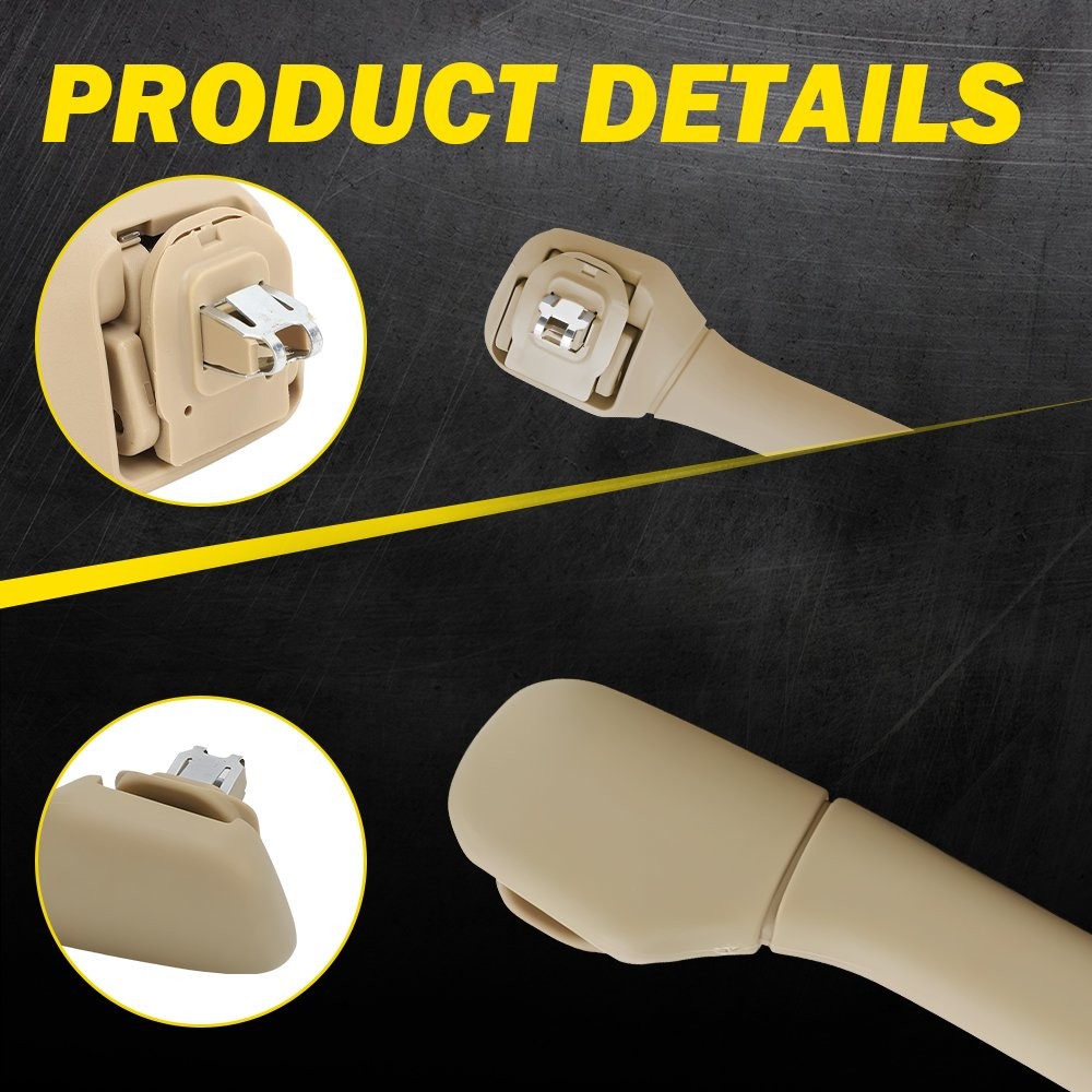 Front + Rear Roof Inner Ceiling Pull Handle Grab Beige for Lexus ES350 2006-2012