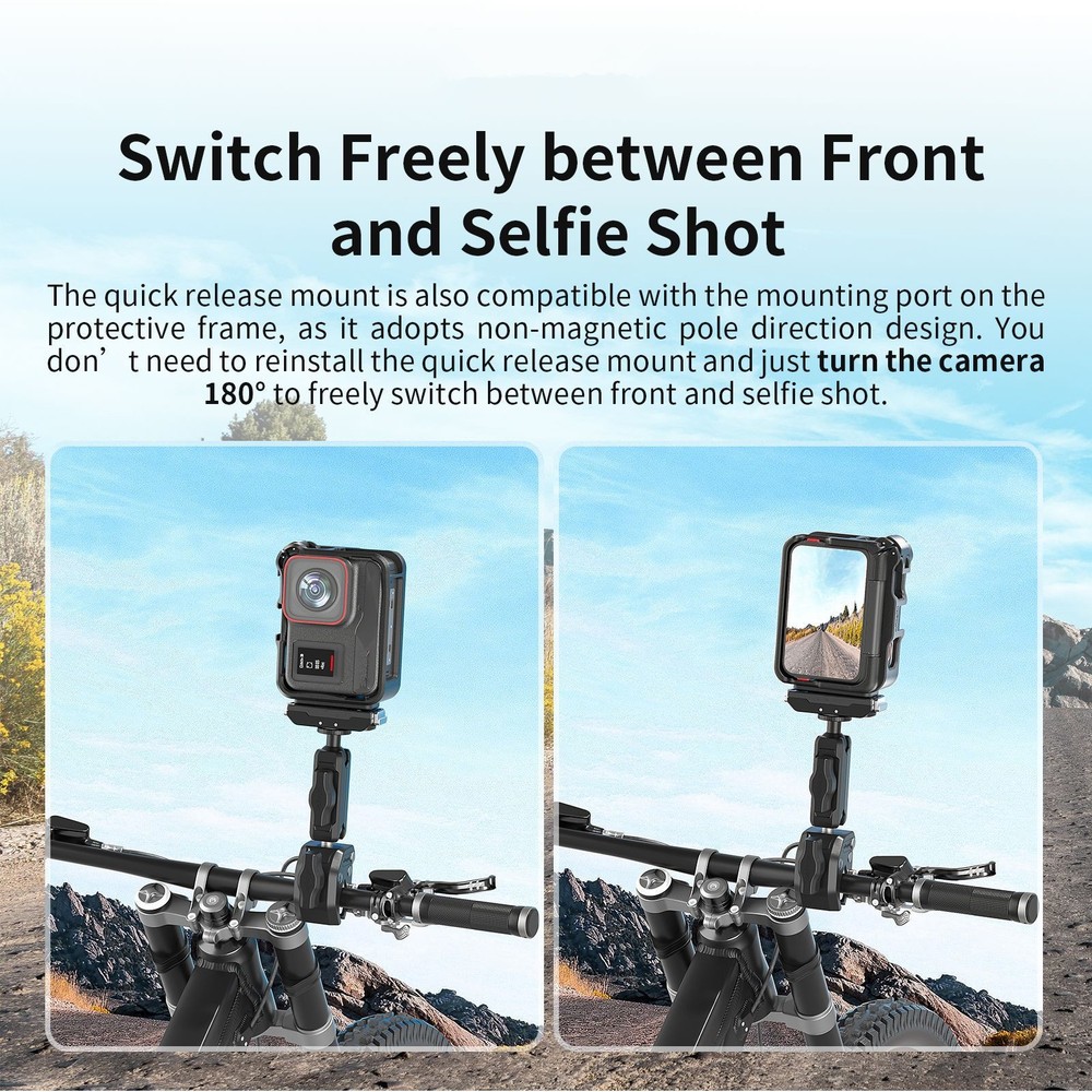 Camera Horizontal-Vertical Protective ABS Frame For Insta360 AcePro /Ace