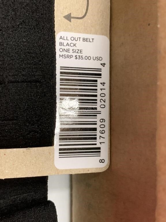 Fix Manufacturing All Out Belt Black NEW