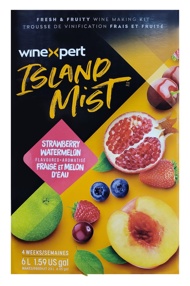 Island Mist Strawberry Watermelon White Shiraz Wine Making Ingredient Kit