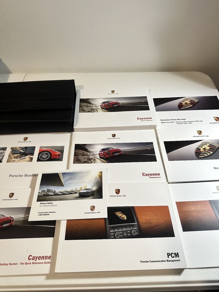 2014 Porsche Cayenne Owner's Manual Set