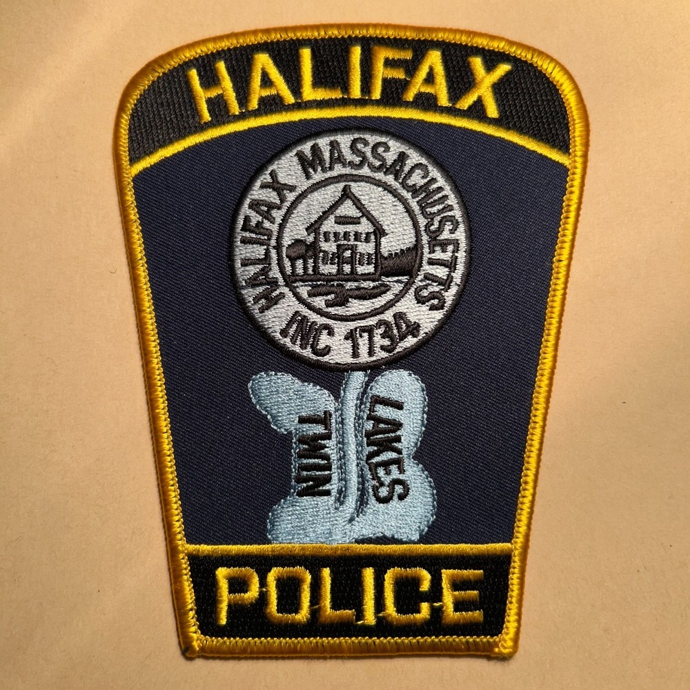 Halifax Massachusetts MA Police patch