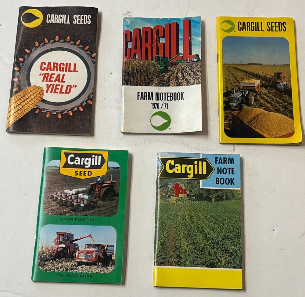 Lot of (5) Cargill  Seed Corn Memo Pocket Notebooks