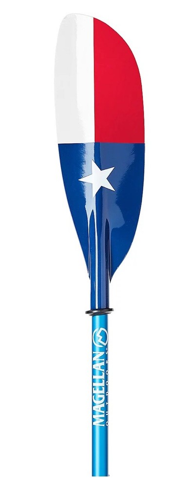 Magellan Texas Flag Kayak Paddle- 87 Inches-New