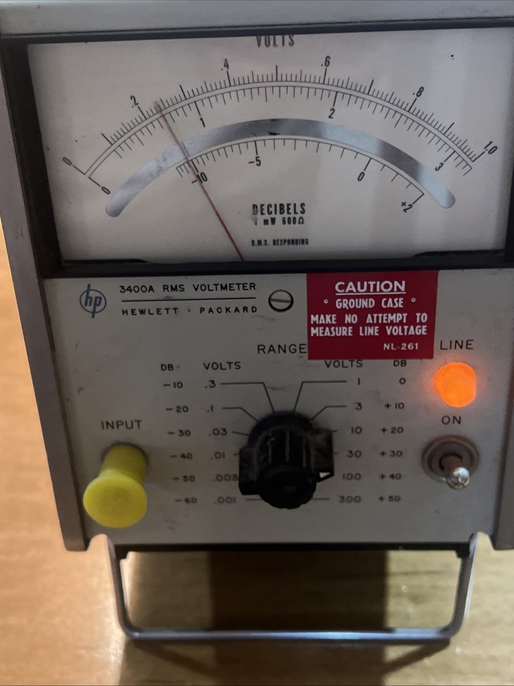 HP 3400A RMS Voltmeter