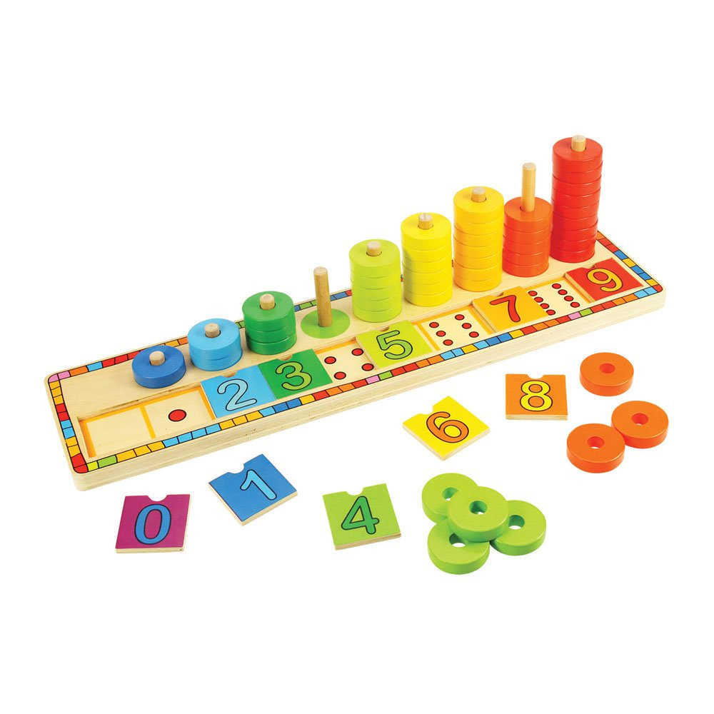 Wooden Learn to Count Stacking Toy