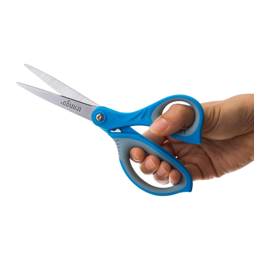 LIVINGO Scissors for School Sharp Pointed Tip All Purpose Scissors Students ...