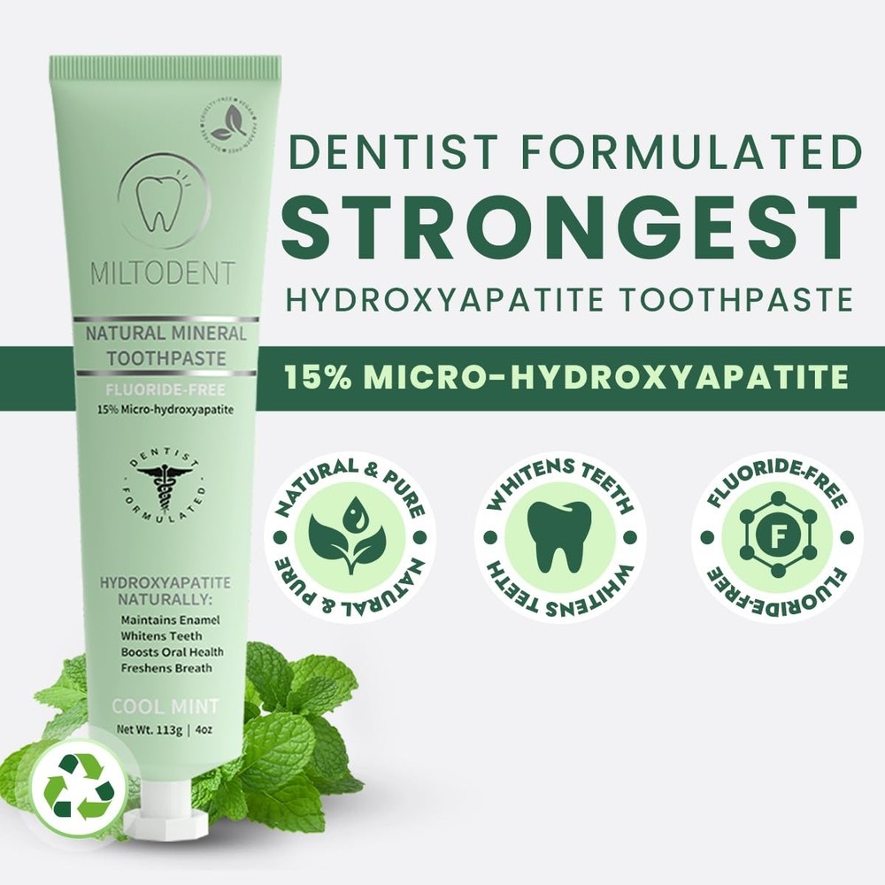 Hydroxyapatite Toothpaste, MILTODENT 15 Micro