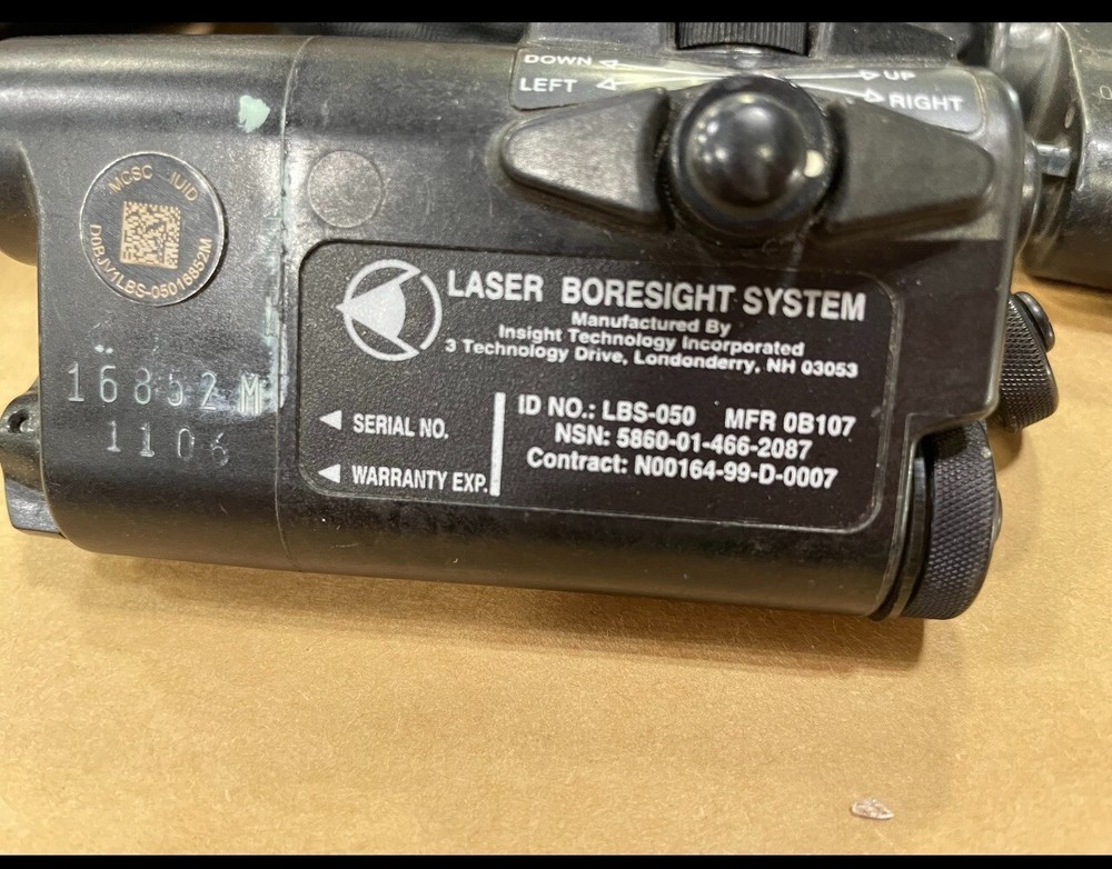 INSIGHT TECHNOLOGY US MILITARY LBS LASER BORELIGHT