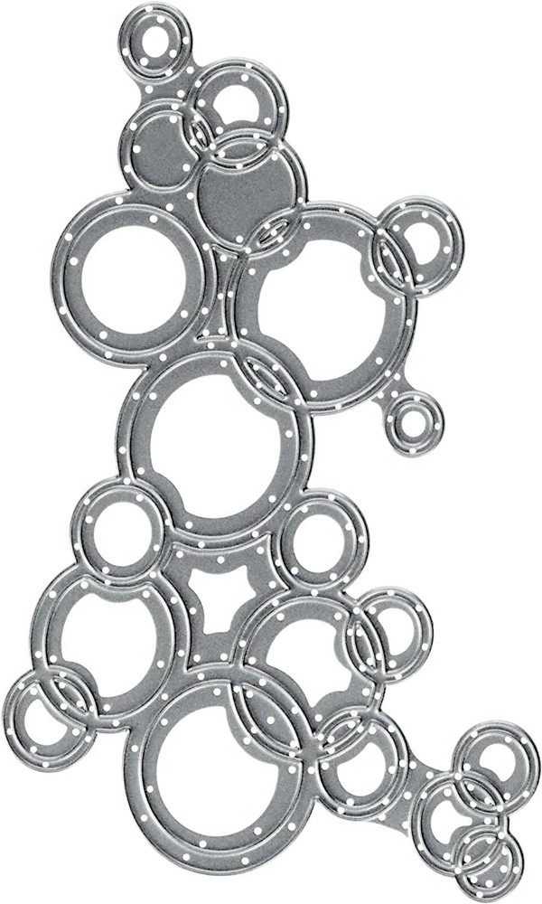 Sizzix Thinlits Bright Bubbles die #661166 Retail $14.99