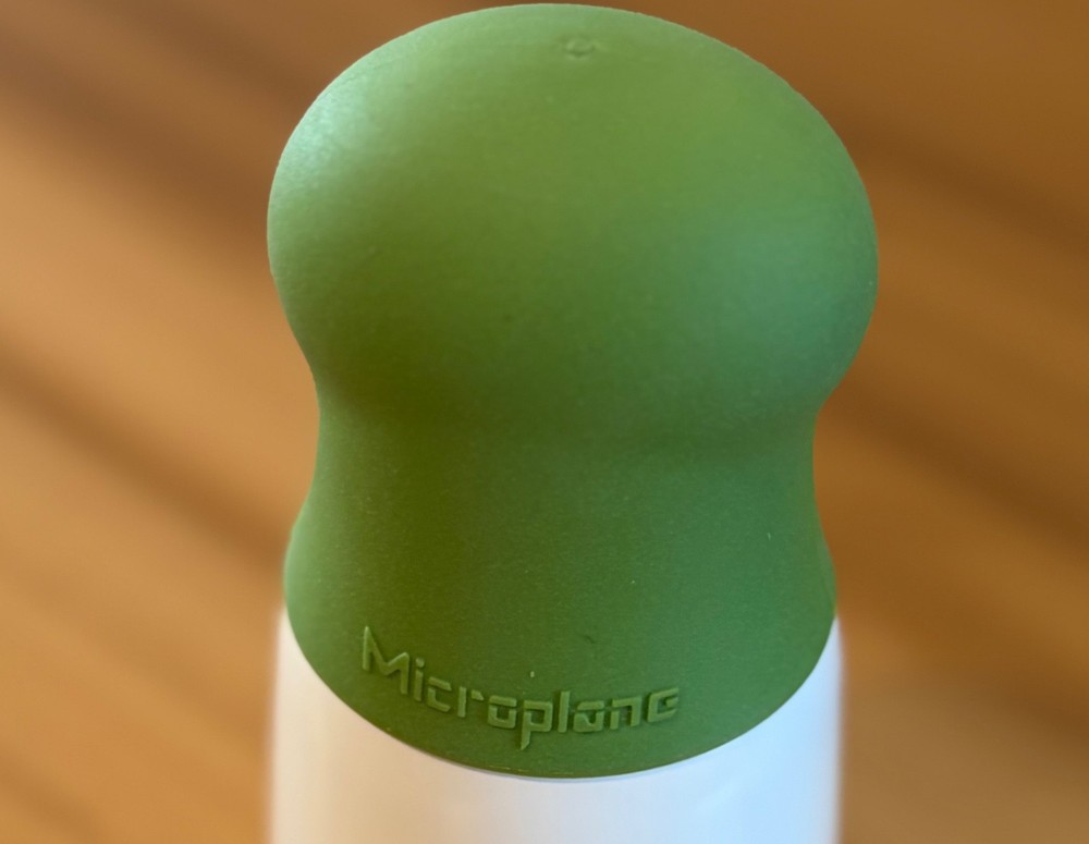 Microplane Herb Mill White and Green Fresh Herbs Chopper