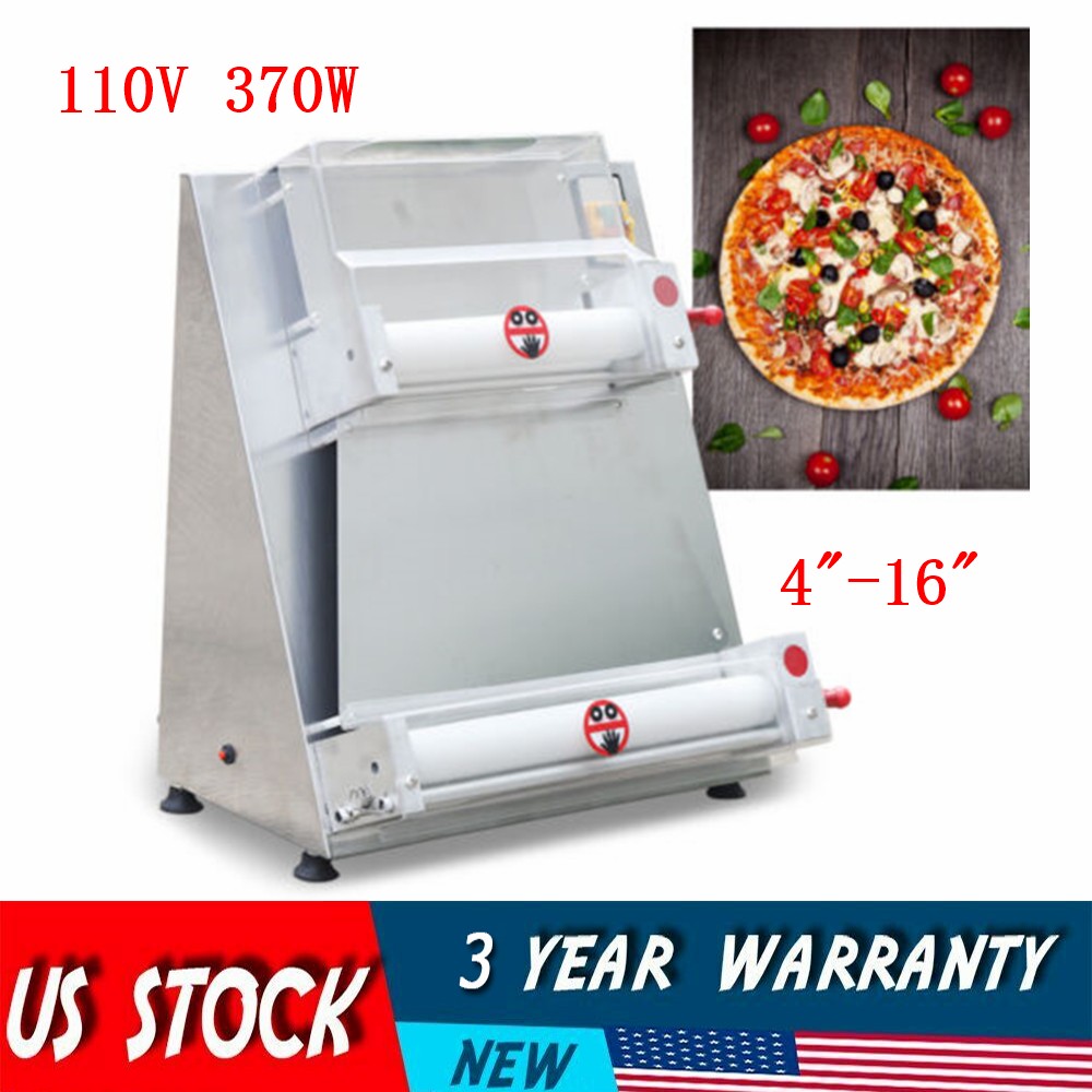 Commercial Automatic Dough Roller Sheeter Pizza Dough Roller Sheeter Max16"
