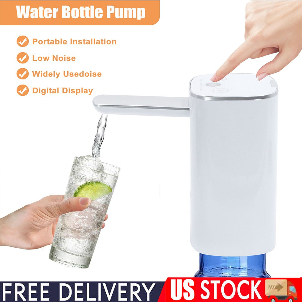 Water Bottle Switch Pump Electric Automatic Universal Jug Dispenser 5 Gallon USB