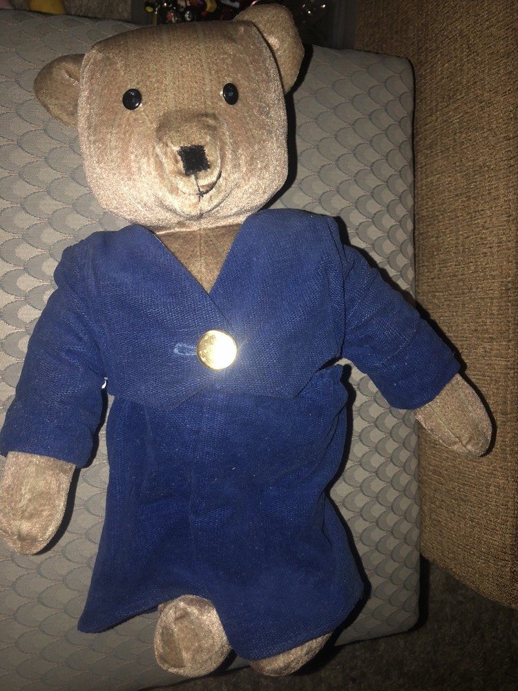 Vintage Teddy Bear Handmade Brown Rare