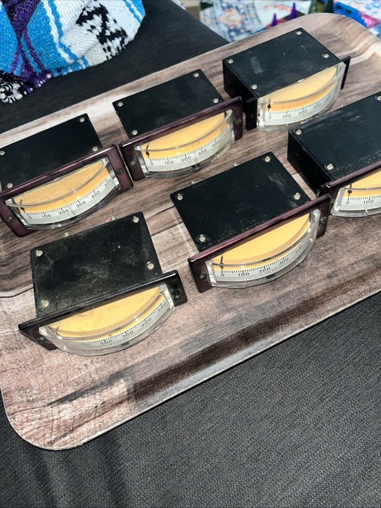 International Instruments Panel Meter Lot Of 6 Untested