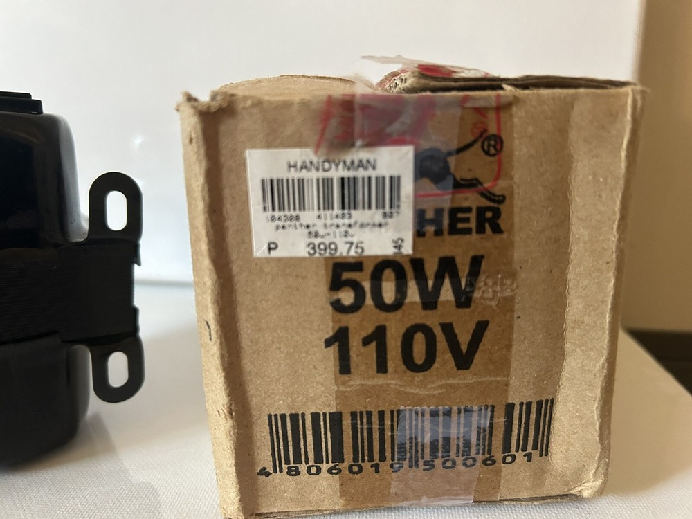 PANTHER STEP DOWN VOLTAGE TRANSFORMER Volt 50W Output 110V Input 220V