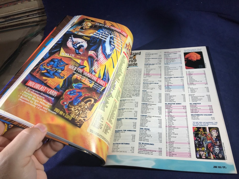 K1-59 WIZARD COMIC BOOK - GUIDE TO COMICS INDUSTRY - PLUS BONUS ITEMS - JUNE 95