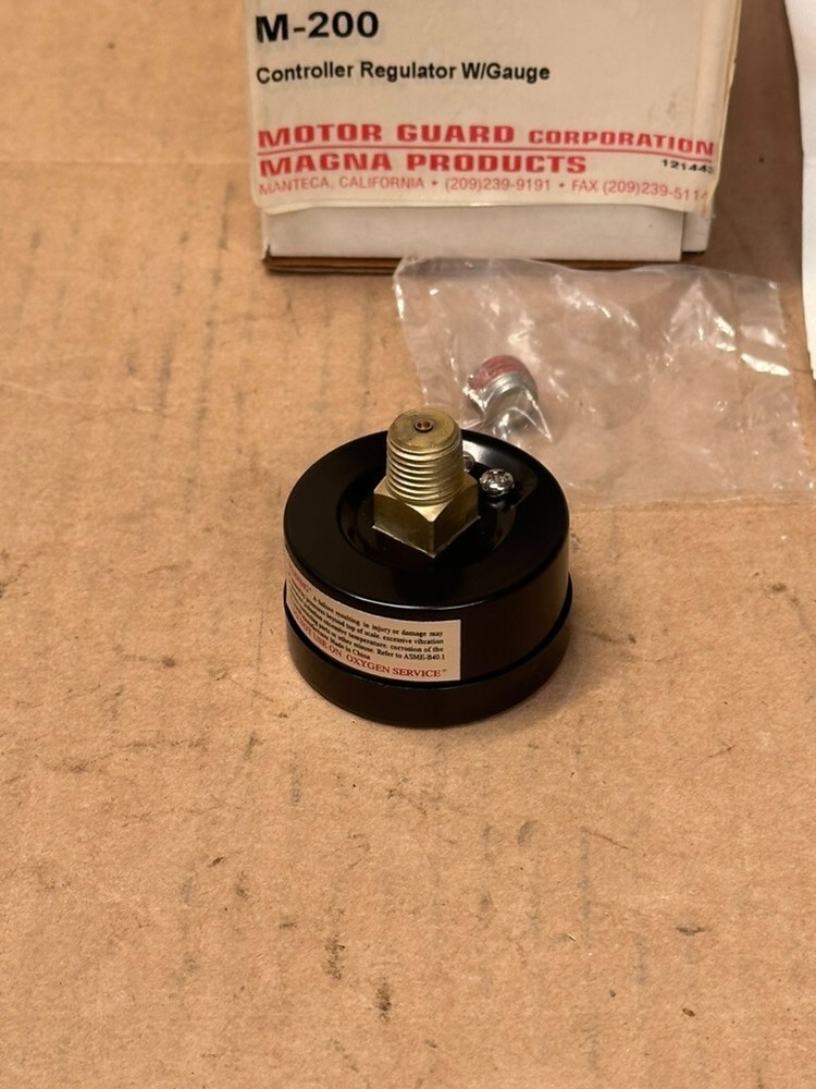 Motor Guard M-200 Controller Air Pressure Regulator 1/2 NPT
