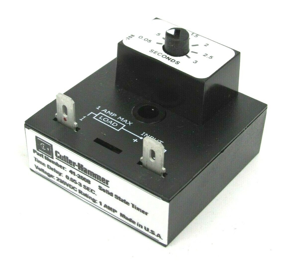 NEW CUTLER HAMMER 41-2008 SOLID STATE TIMER 412008
