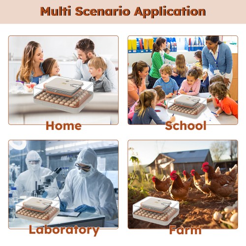 New Incubator Egg Automatic 56 Egg Turning Egg Hatching Temp & Humidity Control