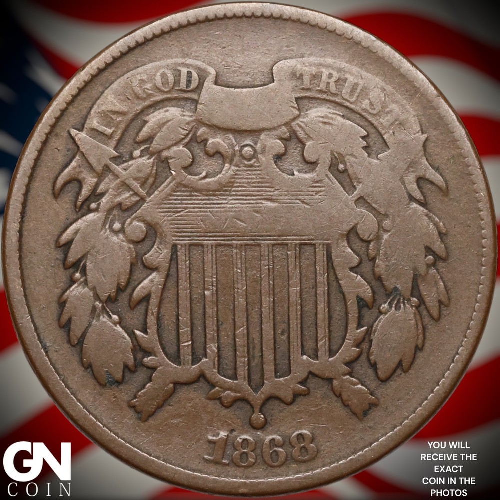 1868 2 Cent Piece B0081