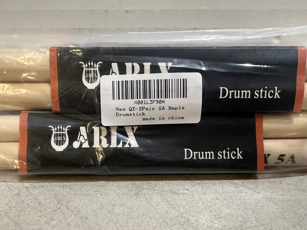 Drum Sticks 5A Wood Tip Drumstick 2 Pair Maple