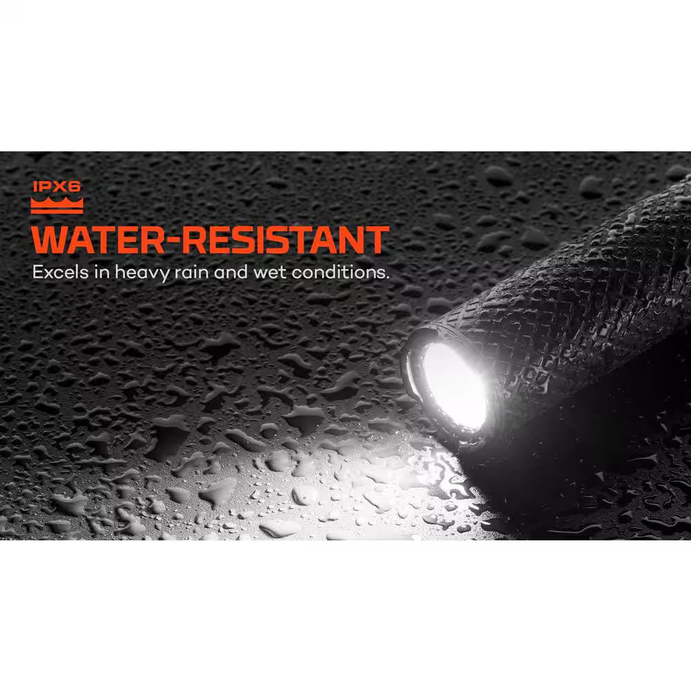 1500 Lumens Alk Battery LED Defensive Flashlightbat