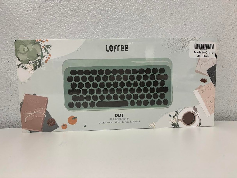 Lofree Dot EH112S Bluetooth Mechanical Keyboard, Mint Green