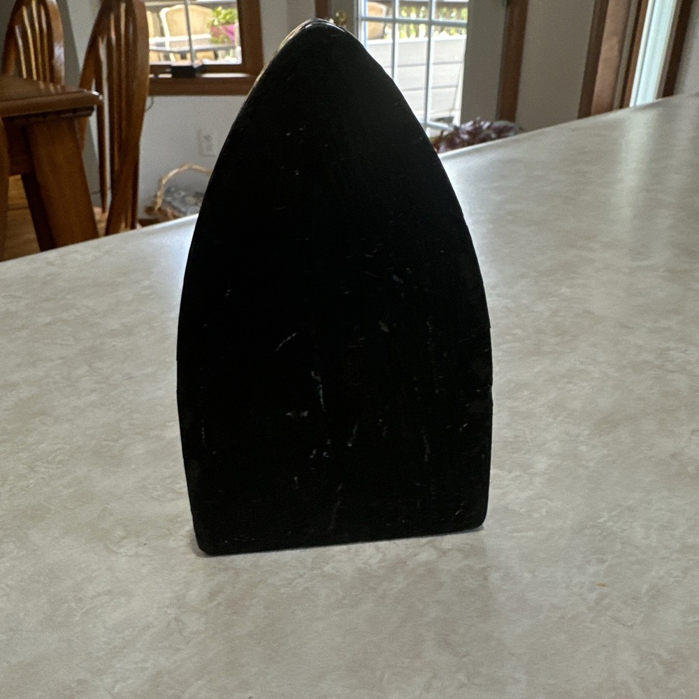 Antique Flat Iron Hand painted