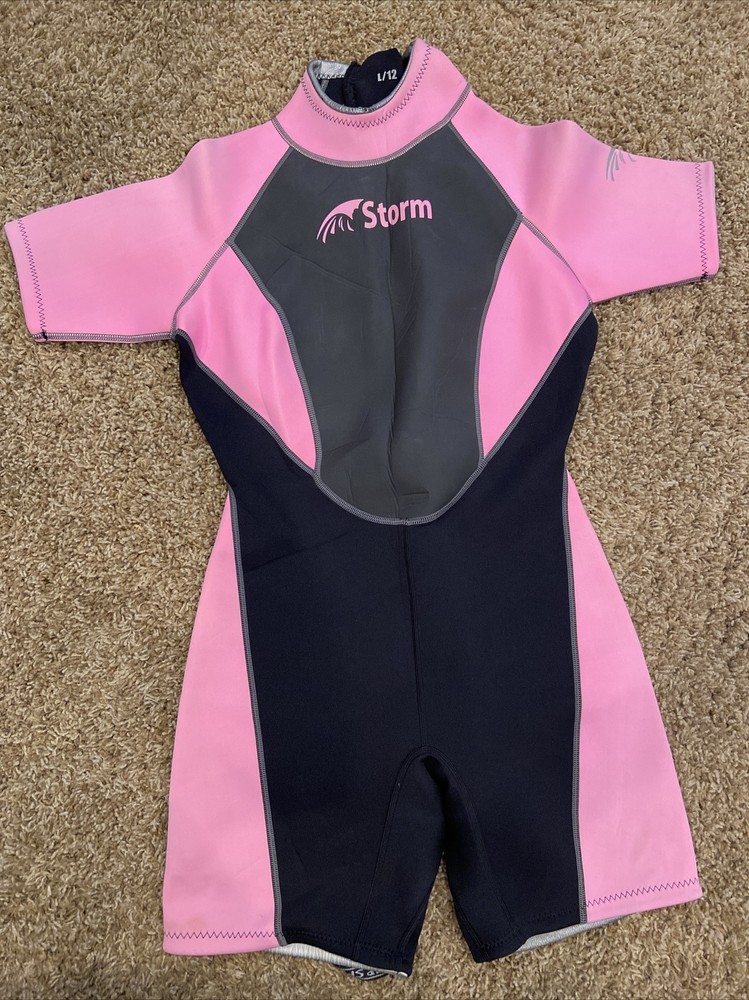 Storm Wetsuit Pink Junior Large 12