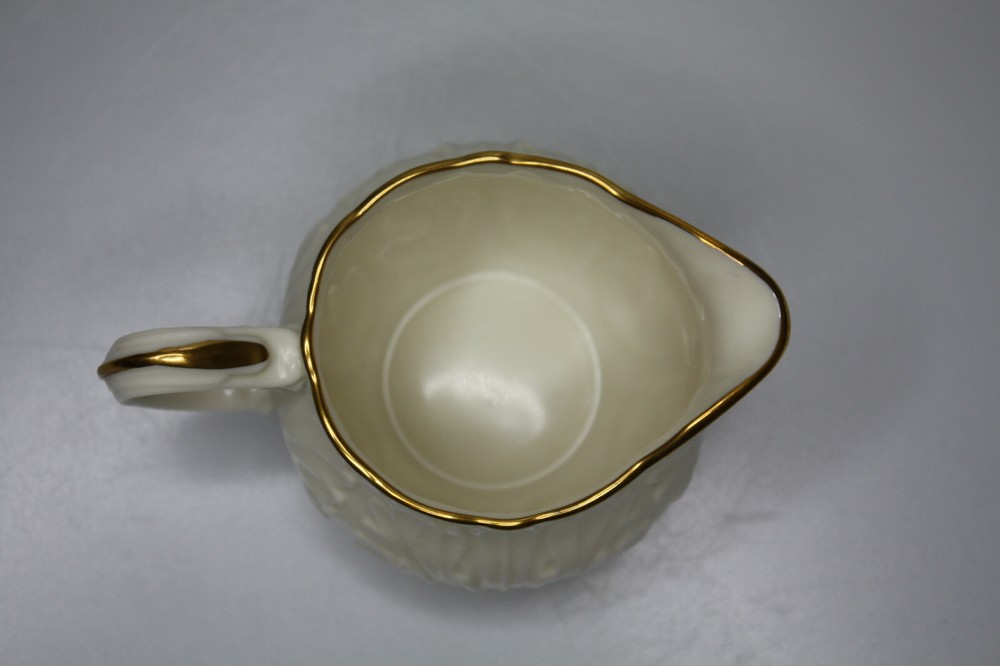 Lenox Cottage Collection Creamer ONLY - Embossed Pattern Gold Trim