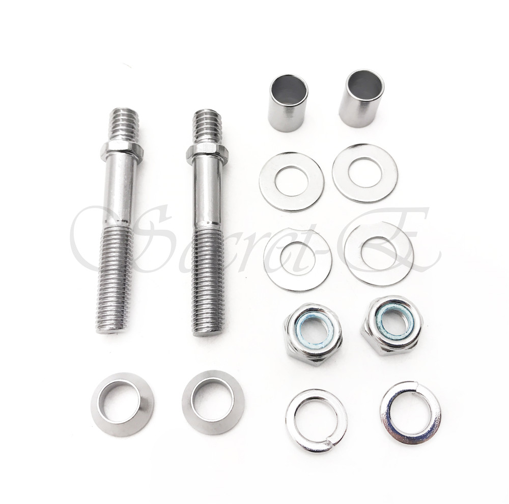 Mirrors Turn Signals Mount Hardware Adapter Bolt For Harley Classic Custom