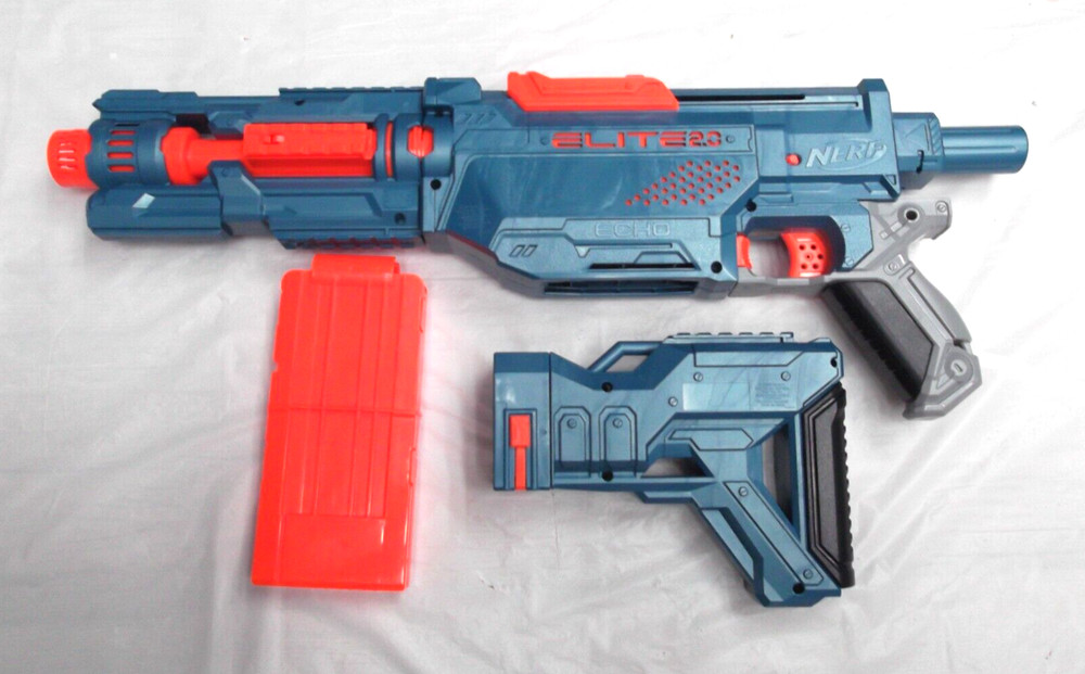 Nerf Elite 2.0 Echo CS-10 Blaster Complete Working