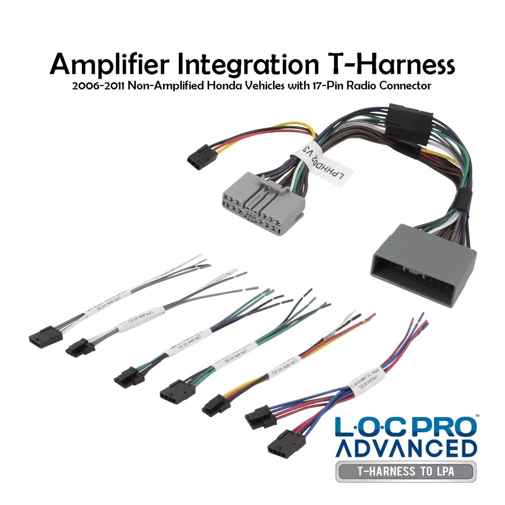 PAC Amplifier Integration Solution for Select 2006-2011 Honda LPHHD02+SHLOC/22