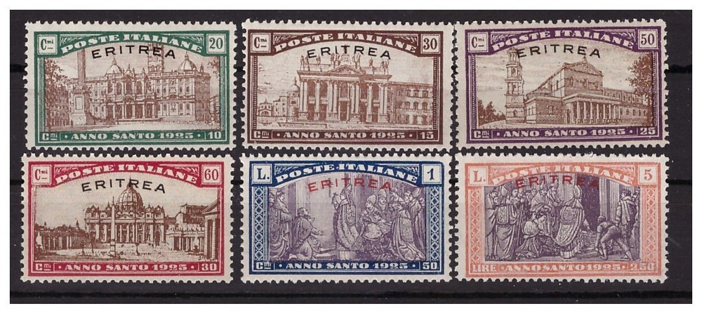 Eritrea 1925 - Year Santo Series New