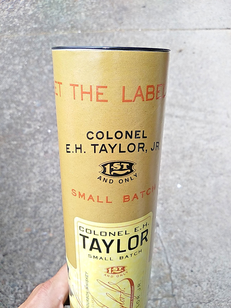 Colonel E H Taylor ~Small Batch 750 ML Empty Tube (Tube Only)