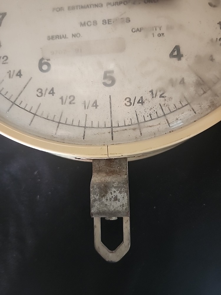Cardinal Detecto MCS-Series 20lb x 1oz Dial Hanging Scale